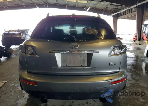 2006 Infiniti Fx35 z USA, uszkodzony, nr VIN JNRAS08W86X203953